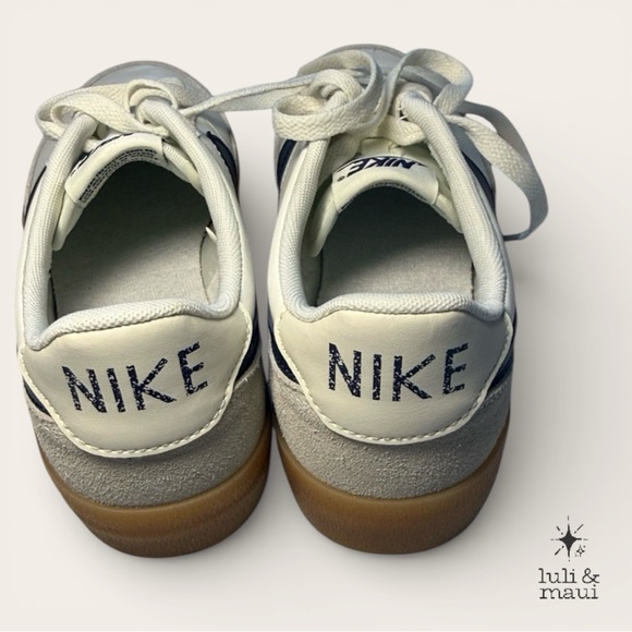 Nike Men’s Killshot 2 Sneakers - Sail/Gum Yellow/Midnight Navy - NEW! Size 8 - Picture 4 of 7